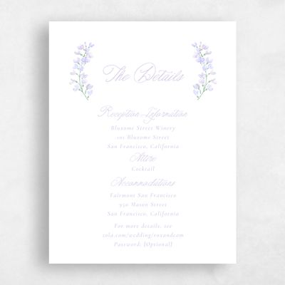 Lavender, Purple Wedding Enclosure - Pellinore