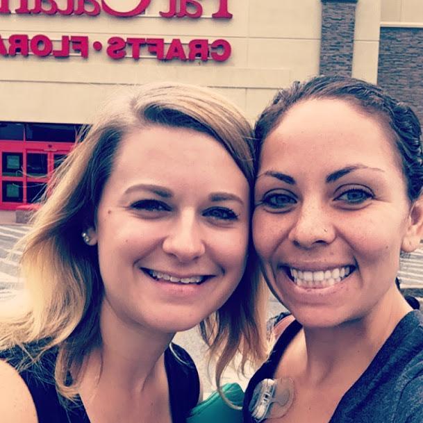 Friends don't let friends enter craft stores alone. I'm sure we were in there for two hours.