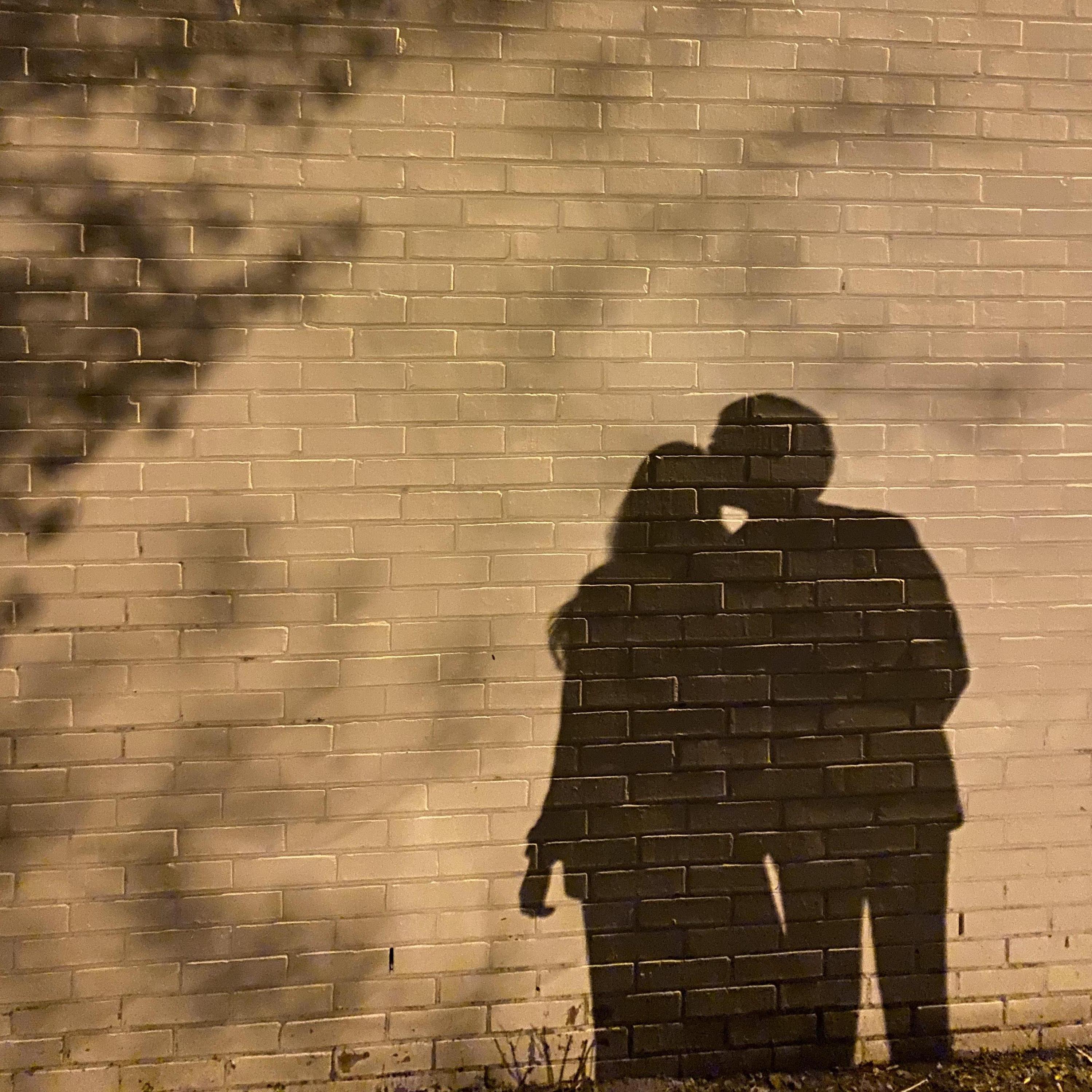 Artsy shadows after a dinner date!