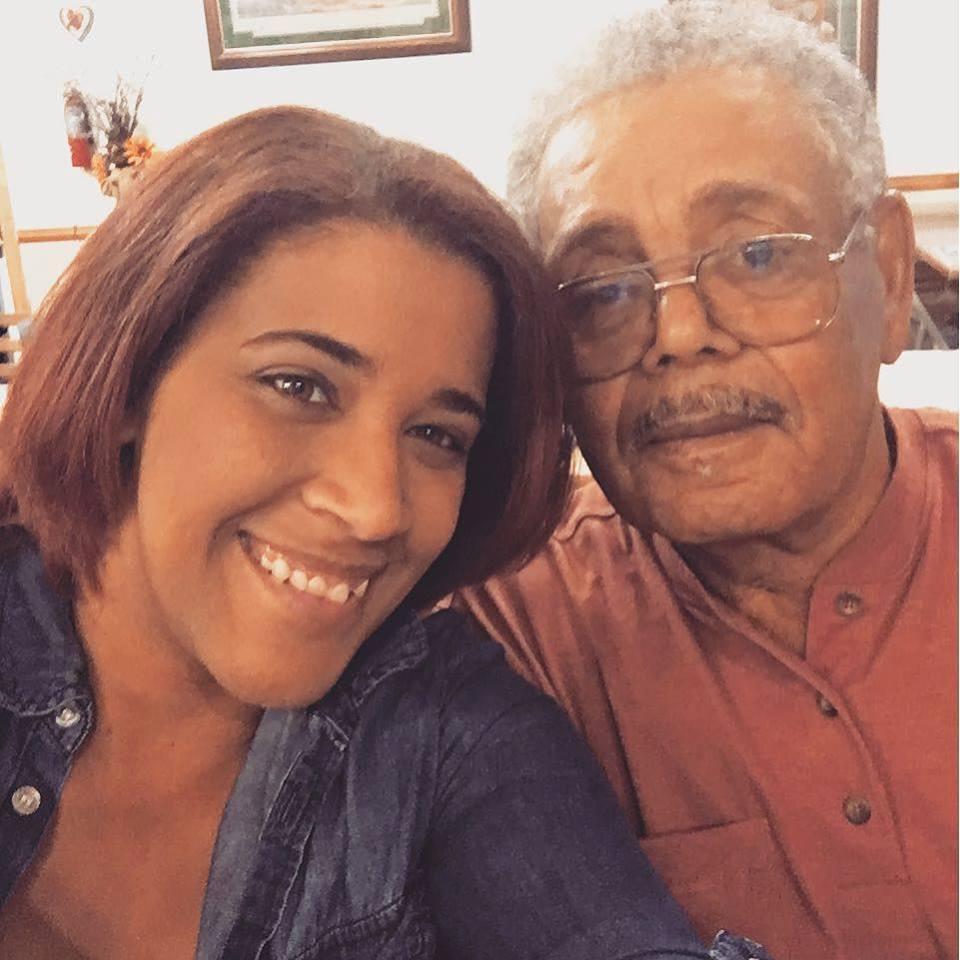 Liz and her grandfather, her favorite person in the whole world. Sorry Keven.