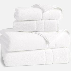 White Super-Plush Turkish Cotton Bath Sheet Bundle