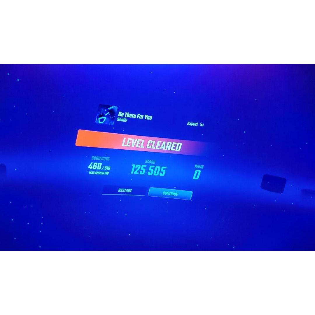 The virtual reality game, Beat Saber was a large part of our early dating
