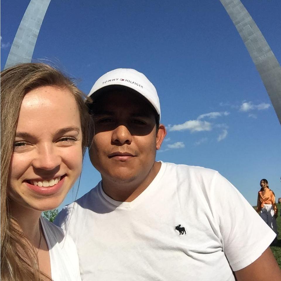 Our very first photo together