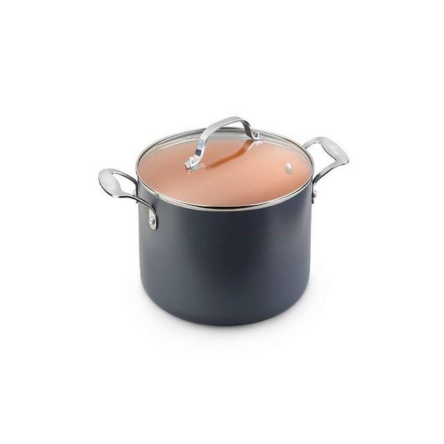 Gotham Steel Ti-cerama 7qt Stock Pot with Lid