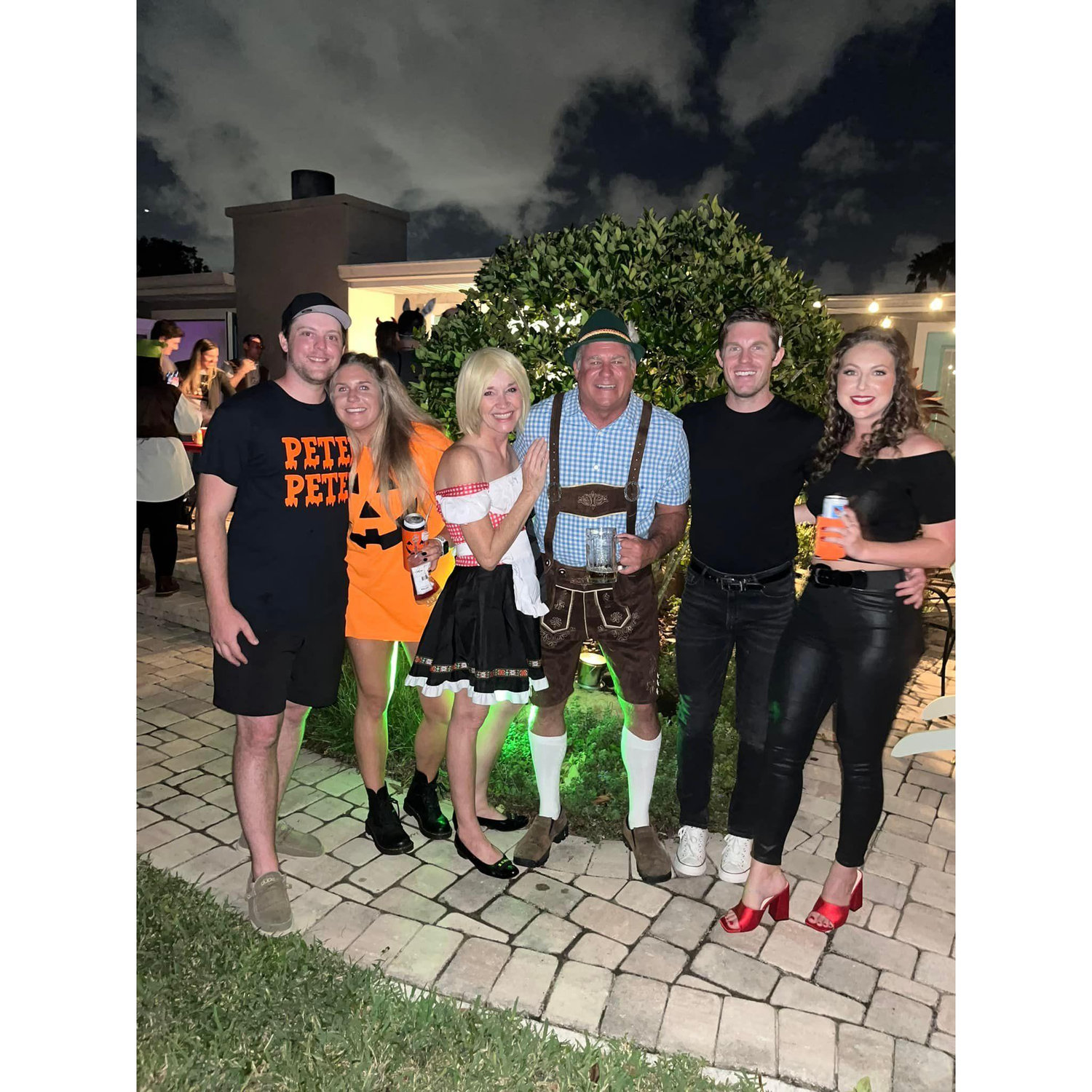 Our first Halloween party we hosted!