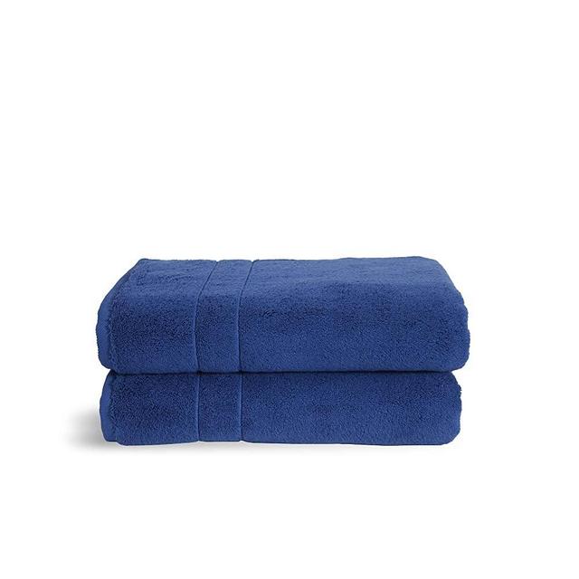 Brooklinen Bath Towels, Navy Super-Plush - Set of 2