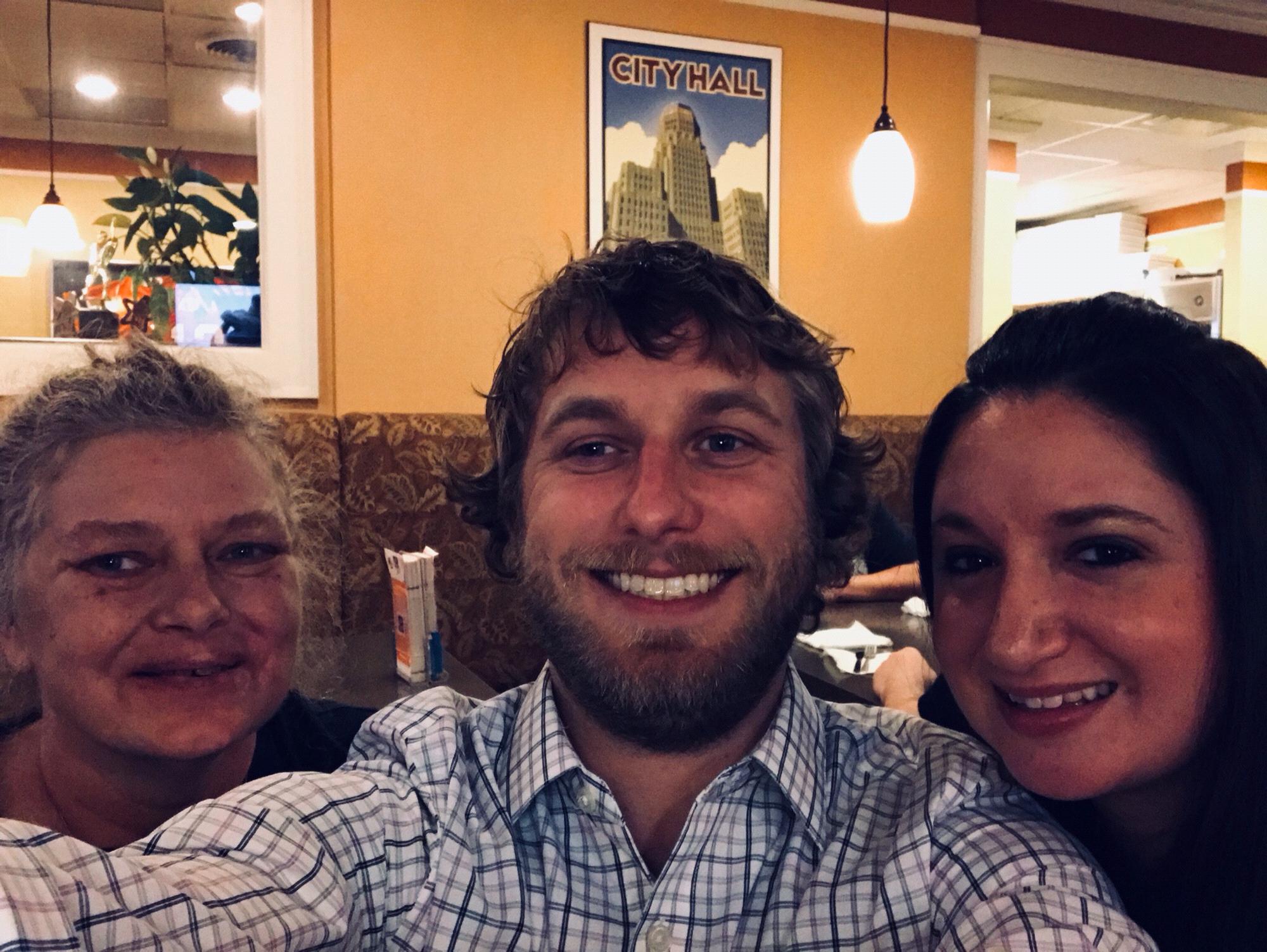 Summer came to Buffalo, crossed borders, and met Aaron's mother, Debbie.
