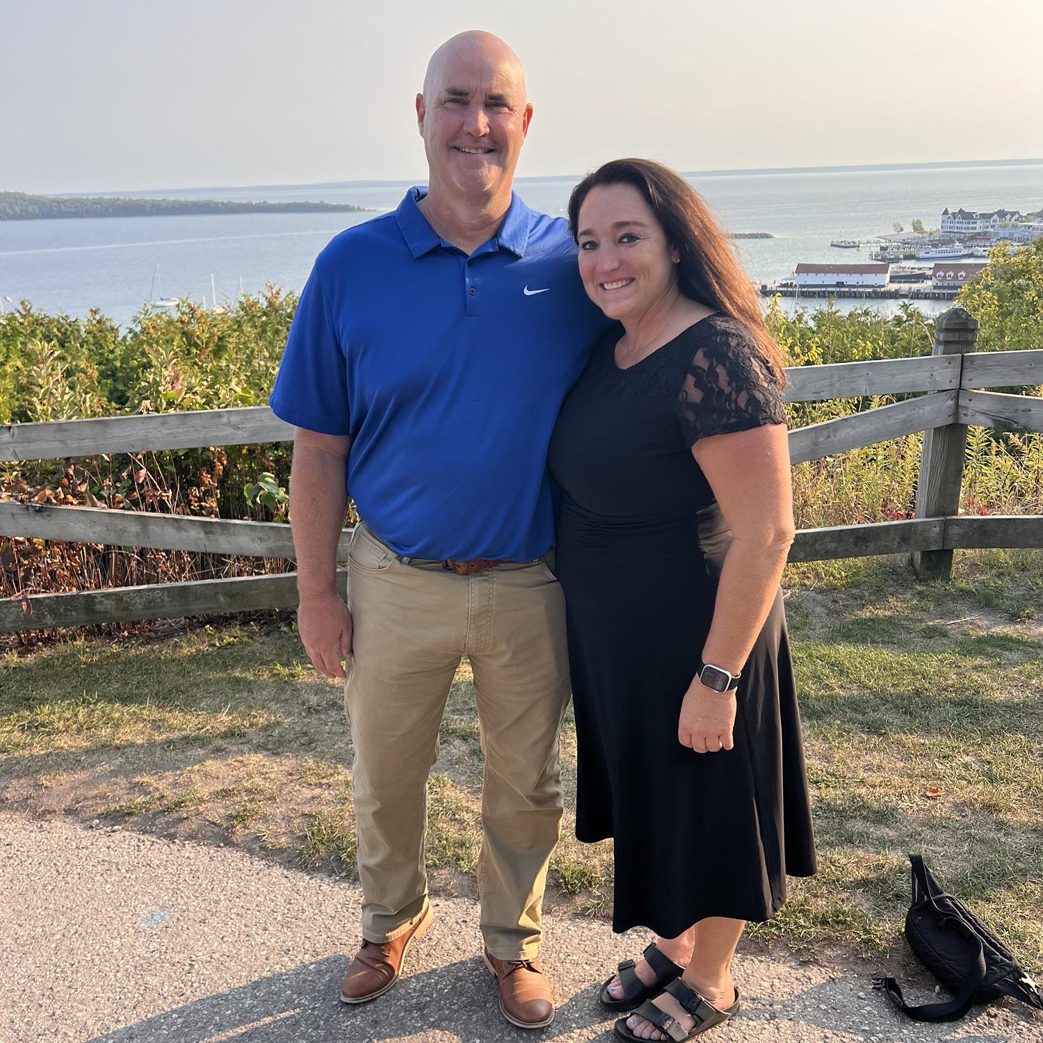 Mackinac Island for TJ and Samantha's wedding.