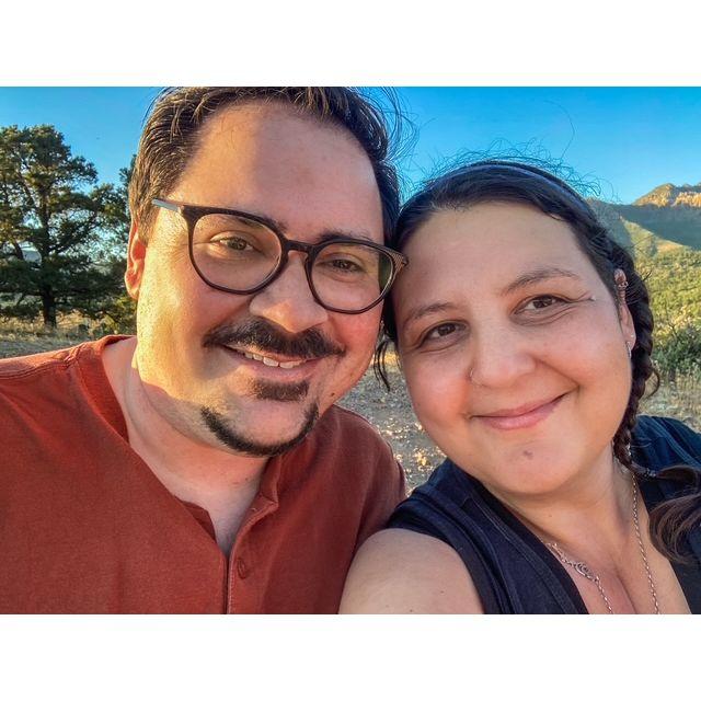 On an adventure (Johanna may have taken the Kia Soul off-roading more than was advisable) Joel ended up changing a tire in a remote part of AZ- then a LONG drive back home on the tiny spare.