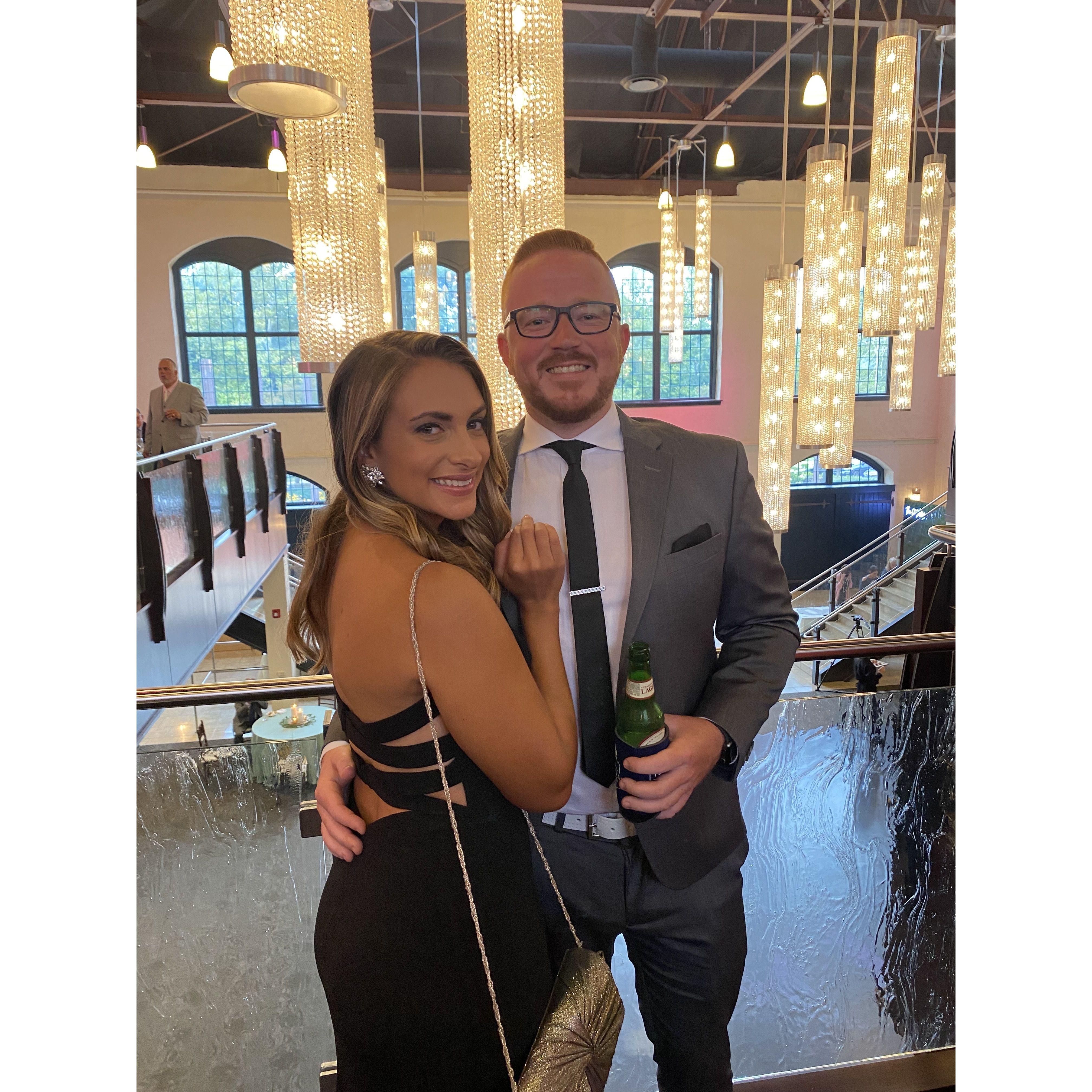 Our first wedding together!