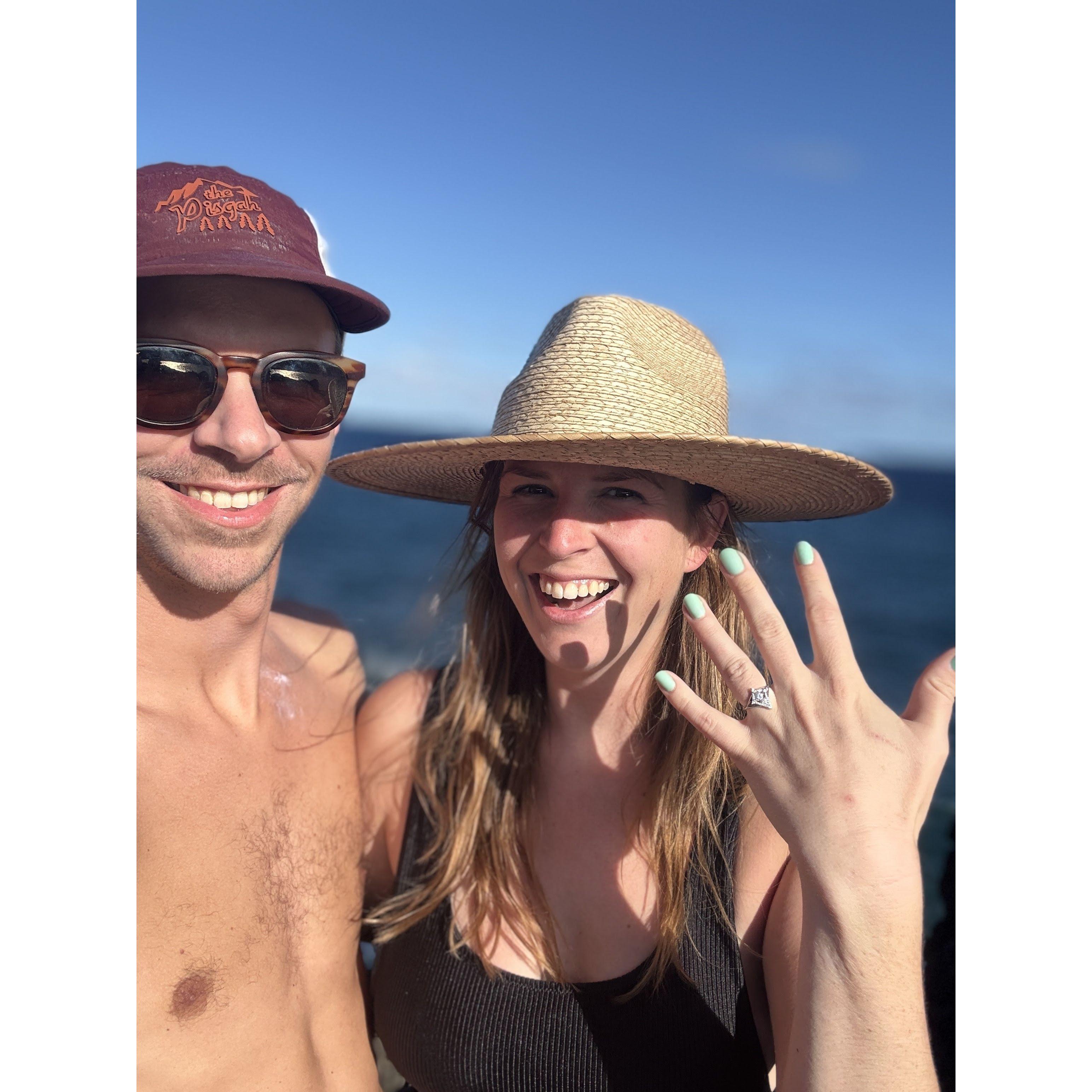 She said yes!