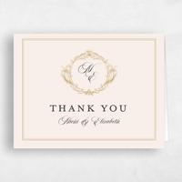 Beige Wedding Thank You - Leonid Landscape
