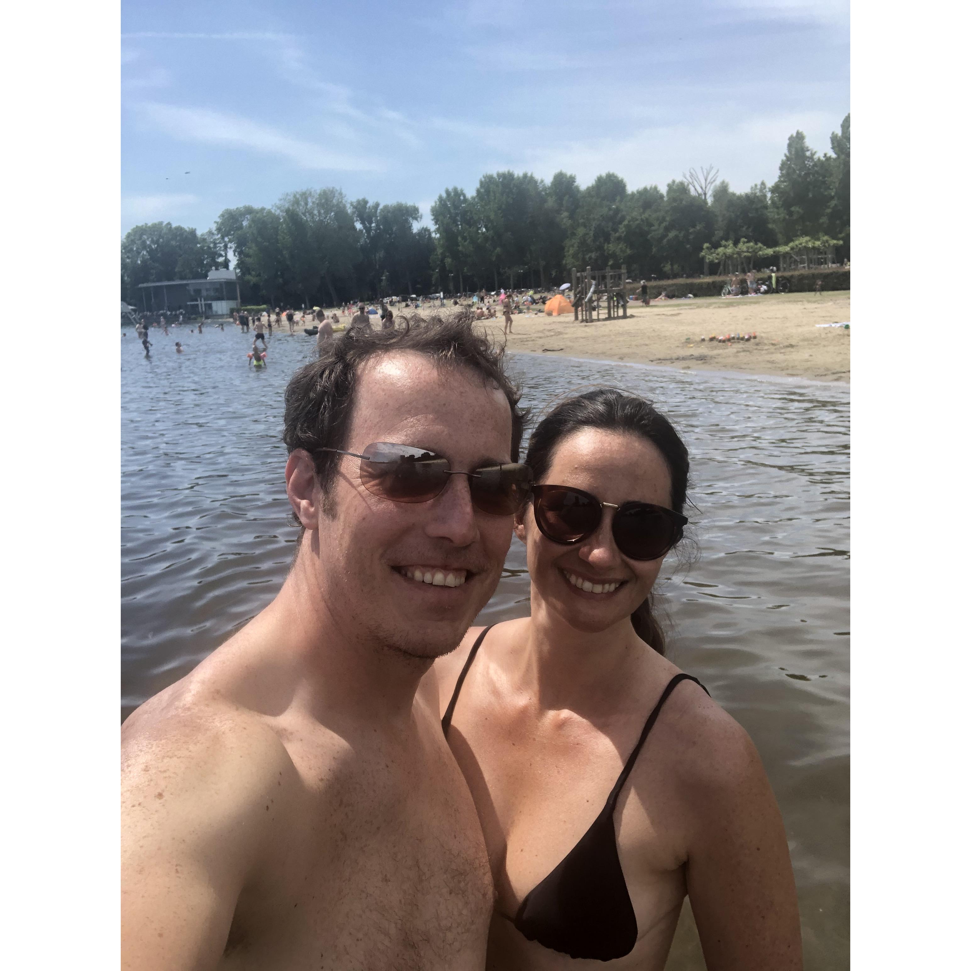 The "beach" in Kralingse Plas, Rotterdam