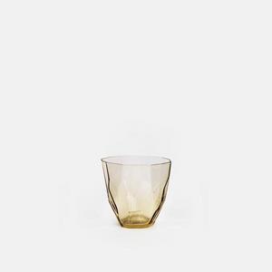 Faceted Tan Glass