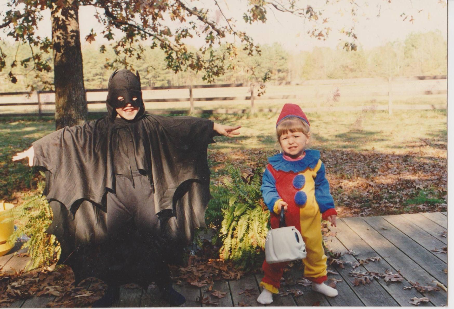 Halloween 1994 - Adam and his sister Bailey