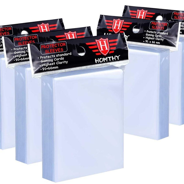 500 Counts Card Sleeves Toploaders for Trading Card, Soft Baseball Card Penny Card Sleeves Fit for Football Card, Sports Cards, MTG