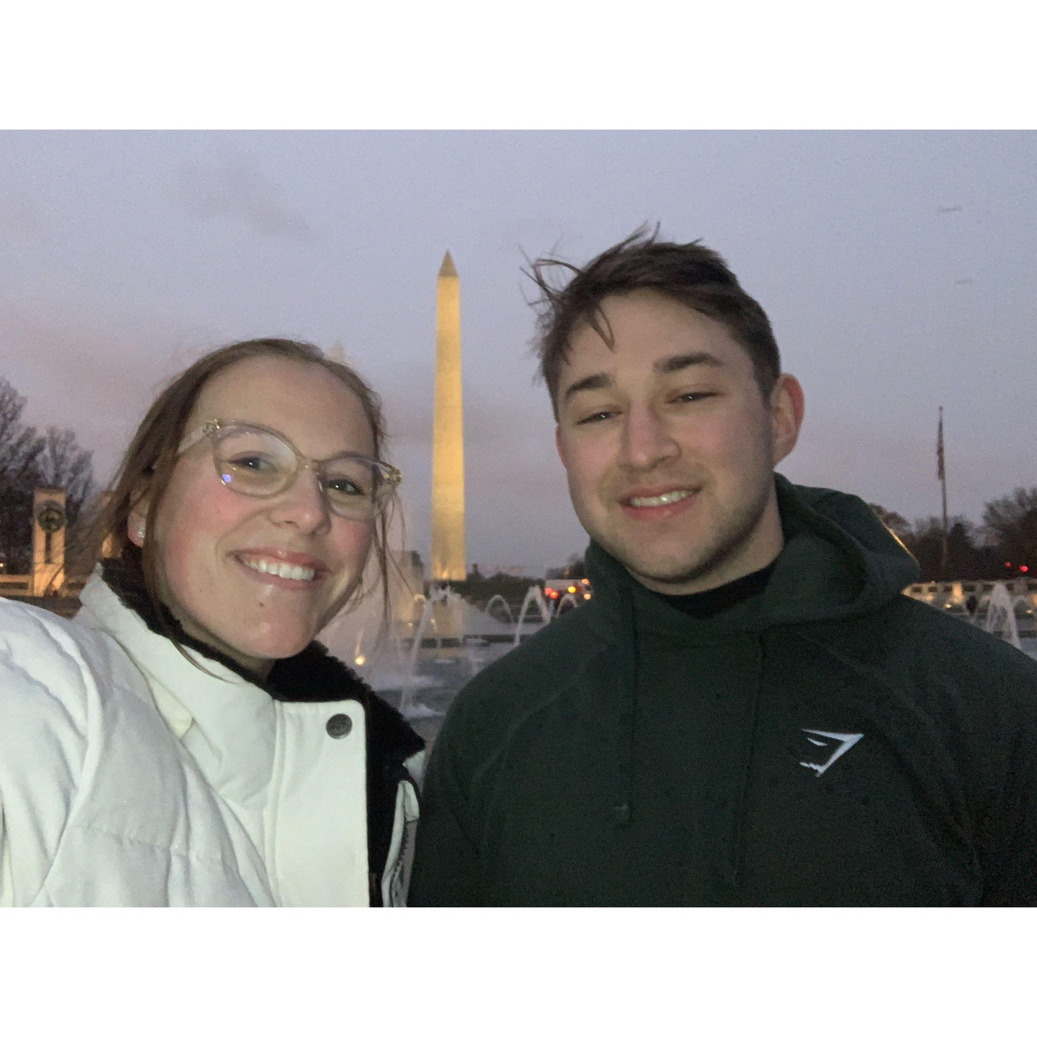 Trip to DC- Right before Cannon's first deployment!