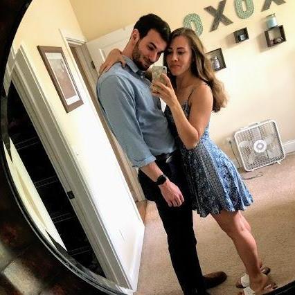May 2019: One of our last date nights in Indy before moving to California