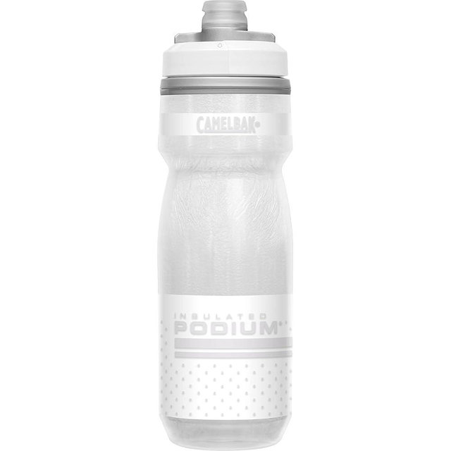 CamelBak Podium Chill Insulated Bike Water Bottle - Easy Squeeze Bottle - Fits Most Bike Cages - 21oz, Reflective Ghost