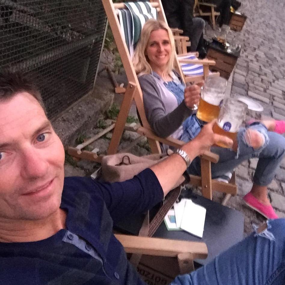 Munich, Germany beer garden