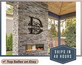 Custom Metal Name Sign - Split Letter Name...