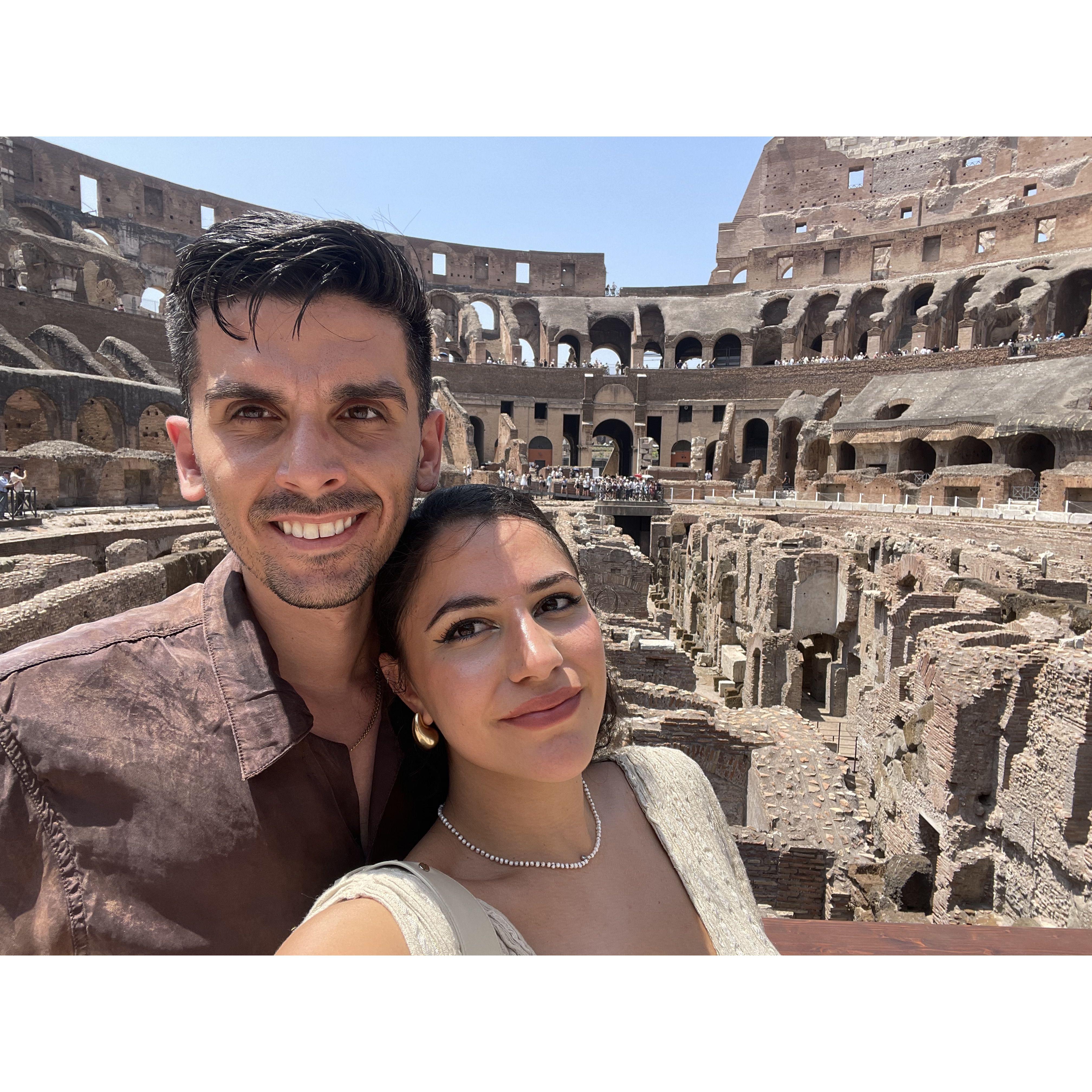 Our second wonder to the world! Colosseum in Rome!