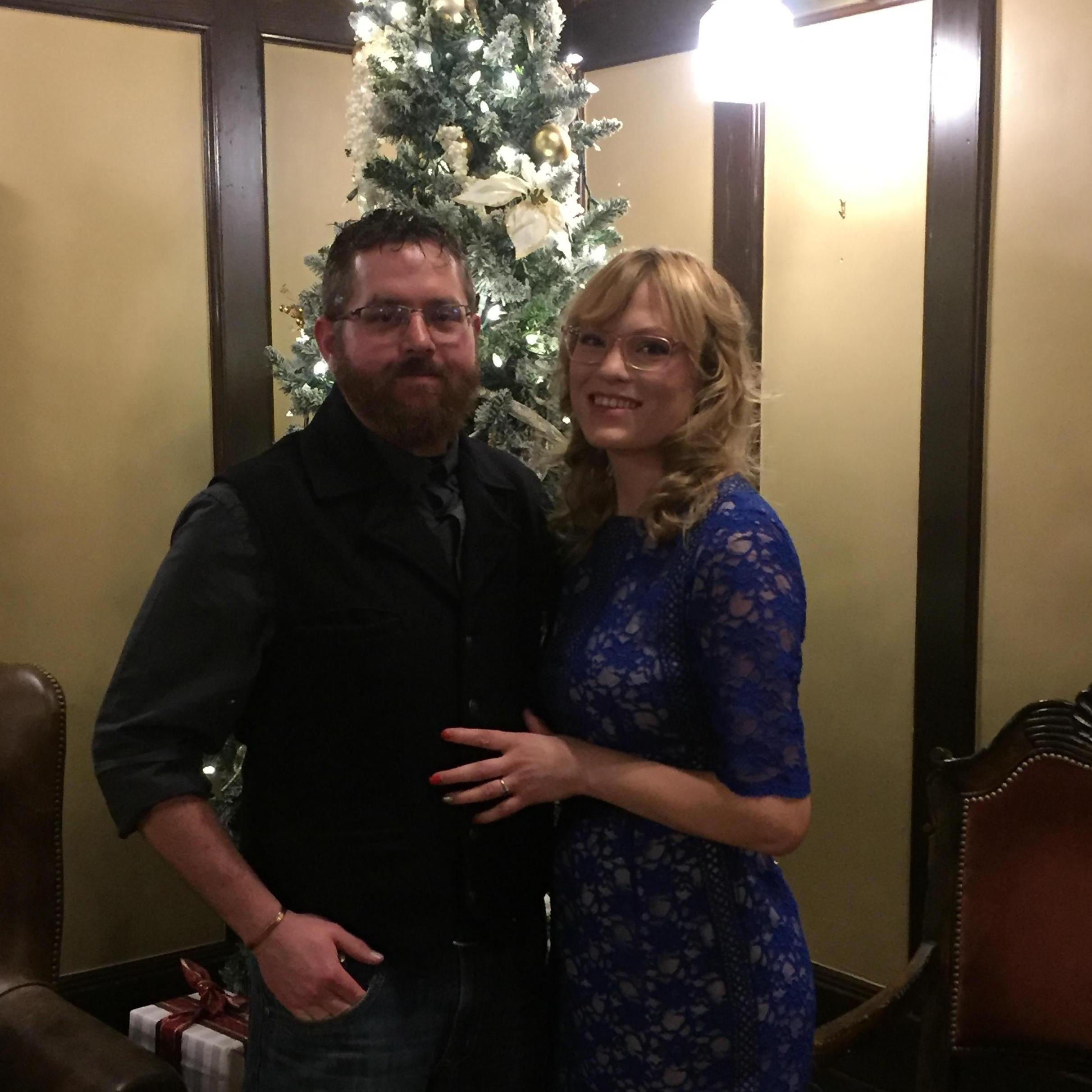 First picture together as an engaged couple!