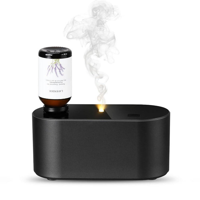 Waterless Diffuser for Home Essential Oil Diffuser, Aromatherapy Diffuser, Portable Scent Diffusers, 3 Mist Modes, Cycle Start for Bedroom, Office Studio 160-350 sq. ft Black
