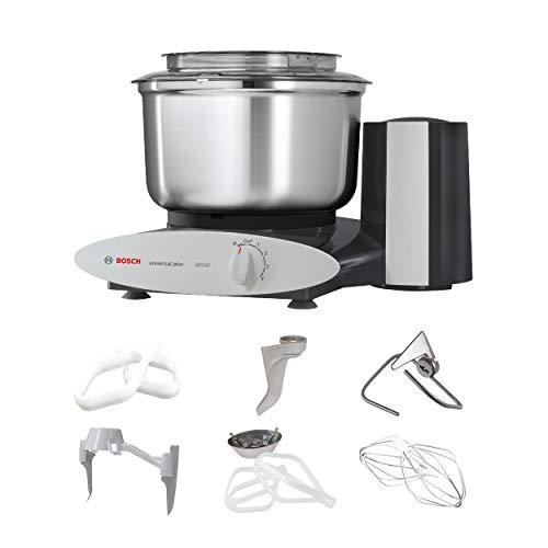 Bosch Universal Plus Stand Mixer - Black - Baker's Package with Additional Baking Attachments and Stainless Steel Bowl