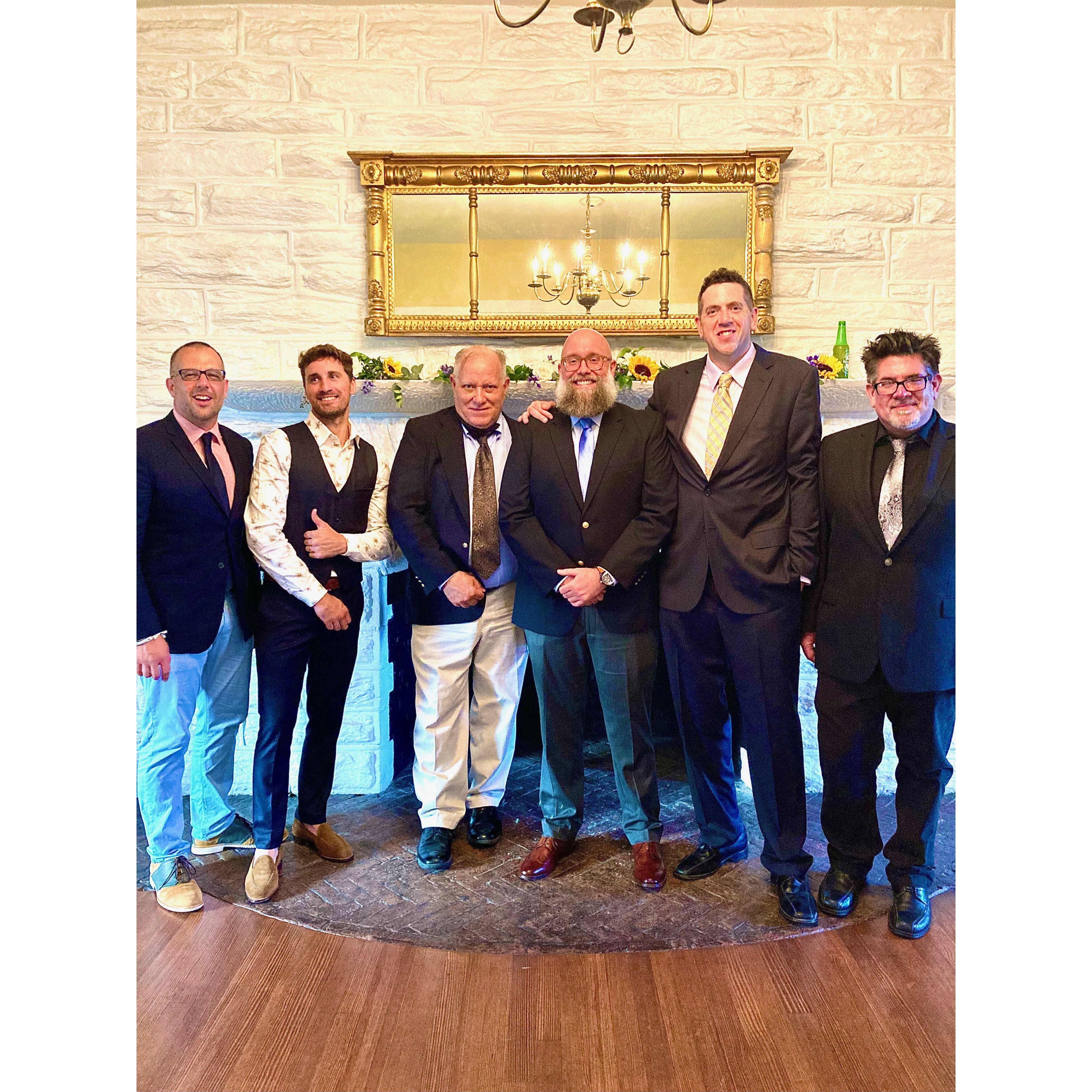 The Chestnut Hill guys get dressed up for Tierney & Robbie's wedding - August 2022

Joes, Ryan, John, Chris, Justin, Dave