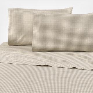 Houndstooth Flannel Sheet Set