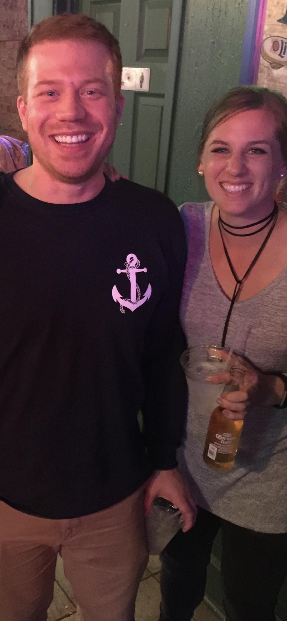 The first night we met!