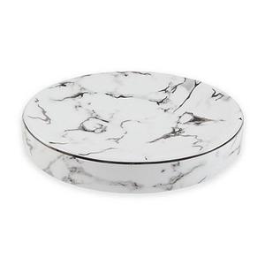 Marble Soap Dish in Silver