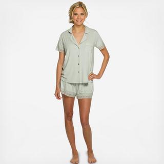 Personalized Jersey Lace PJ Shorts Set