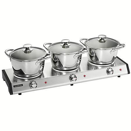 Tramontina 7-Piece Triple-Hob Electric Buffet Warmer