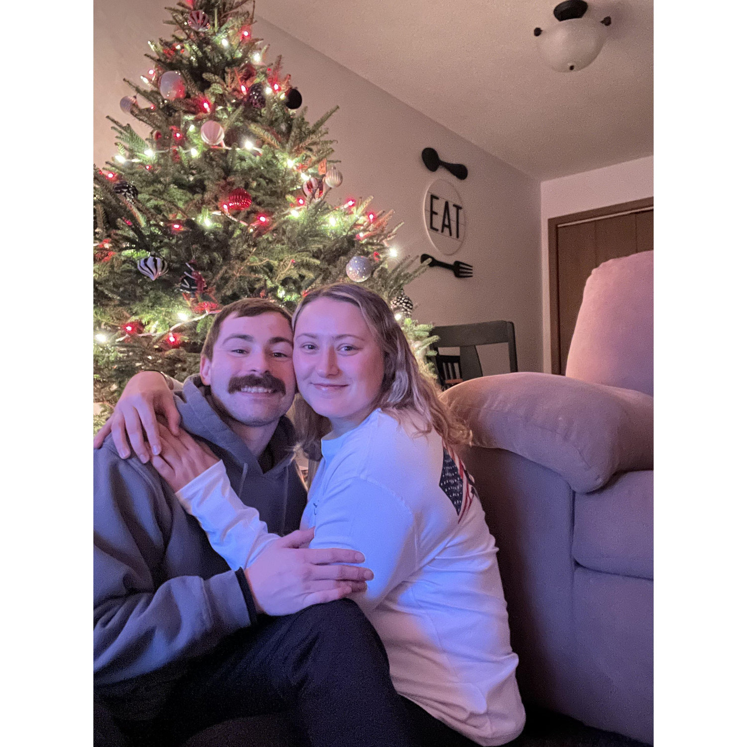 Our first Christmas together (December 2022)