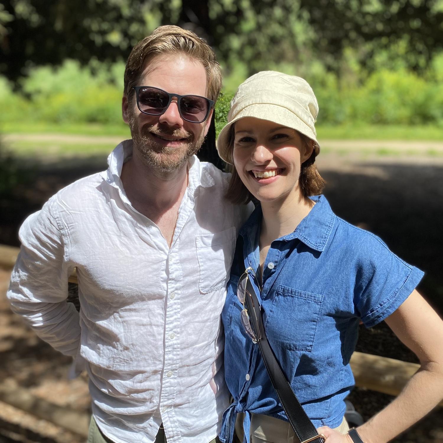 Soaking up sun among California redwoods