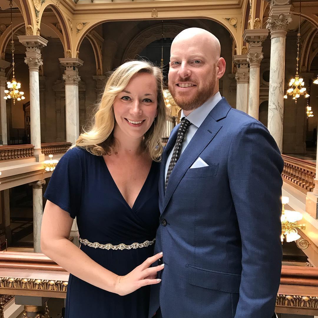 At Jessica and Nate Steinacher's wedding (Jessica Hofman is my cousin on my mom's side)