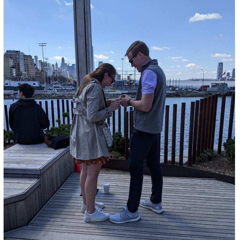 Engagement on Little Island NYC