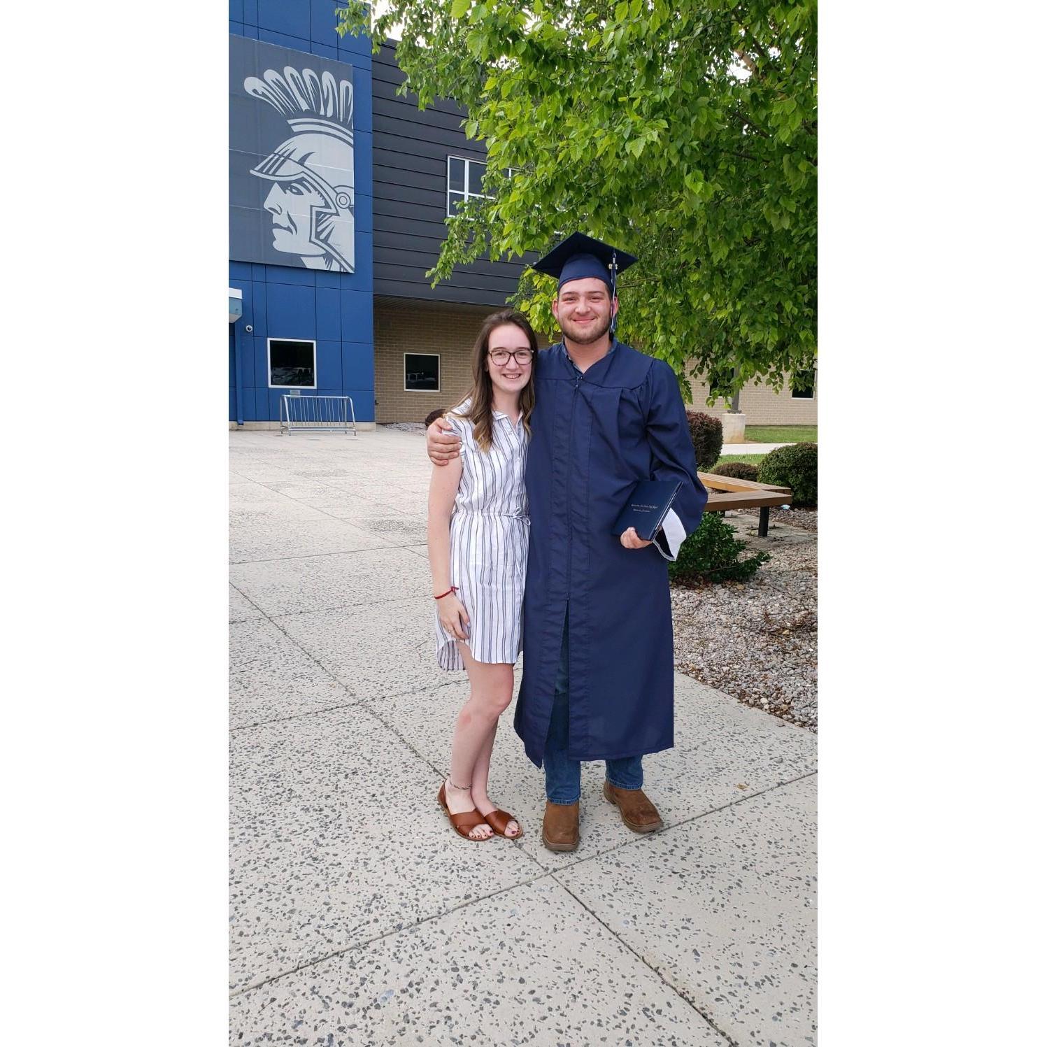 Isaiahs high school graduation