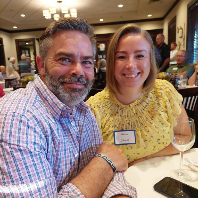 Olivia’s Aunt & Uncle’s 35th Wedding Anniversary party - August 2023 (he asked for her parents’ blessing earlier that day)