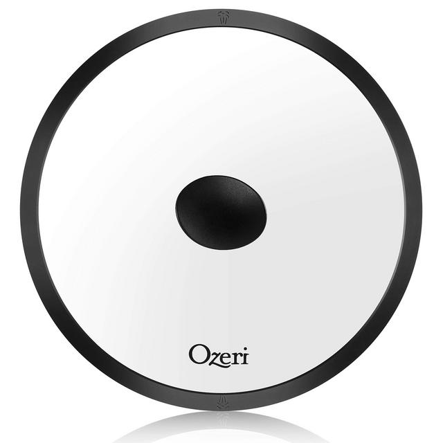 Ozeri, Tempered Glass Earth Fry Pan Lid, 12", Black