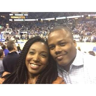 Enjoying great seats at an Orlando Magic Game