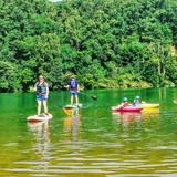 Guided lake kayaking or paddle boarding
