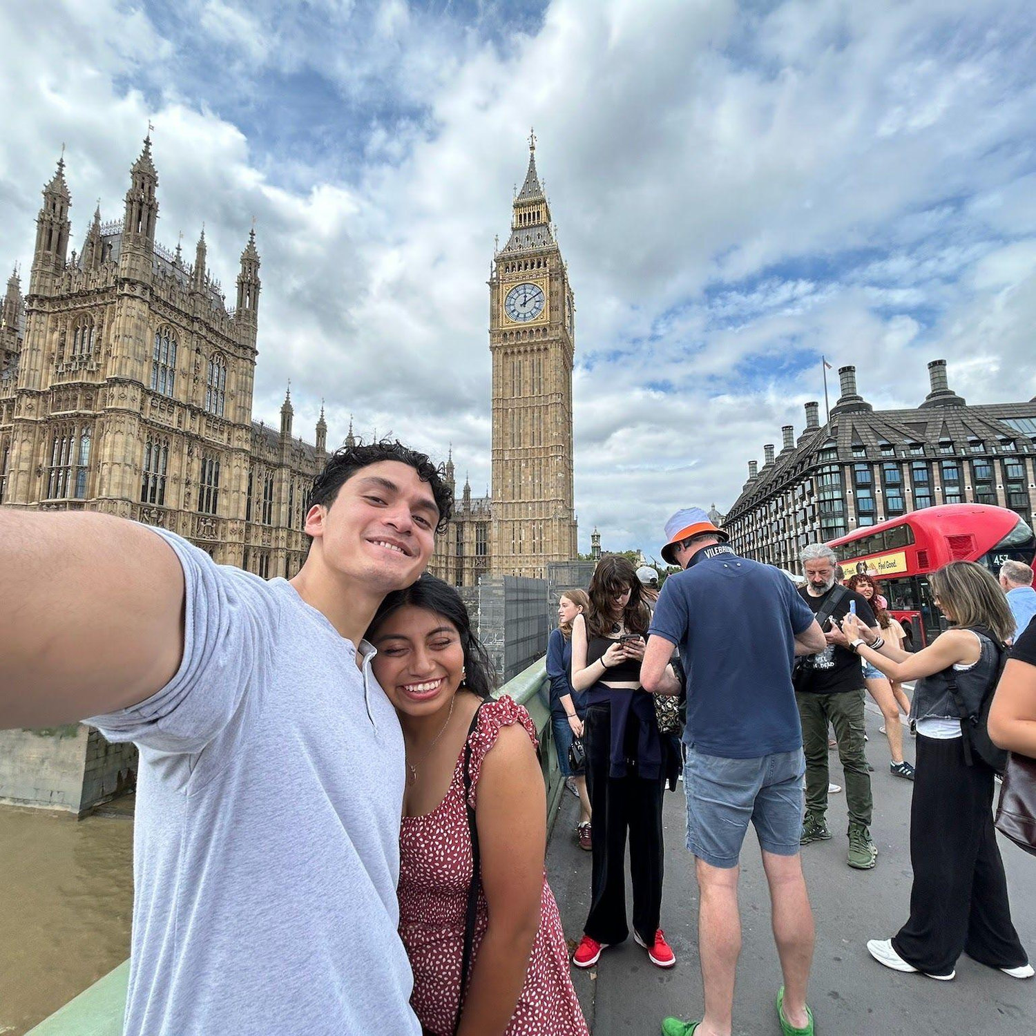 Our first trip together in London for the GMC! This is just a day before he said, "I love you," first!