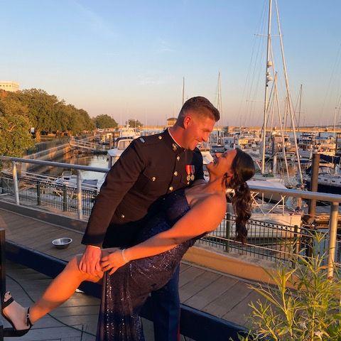 Another Marine Corps Ball celebrated together!