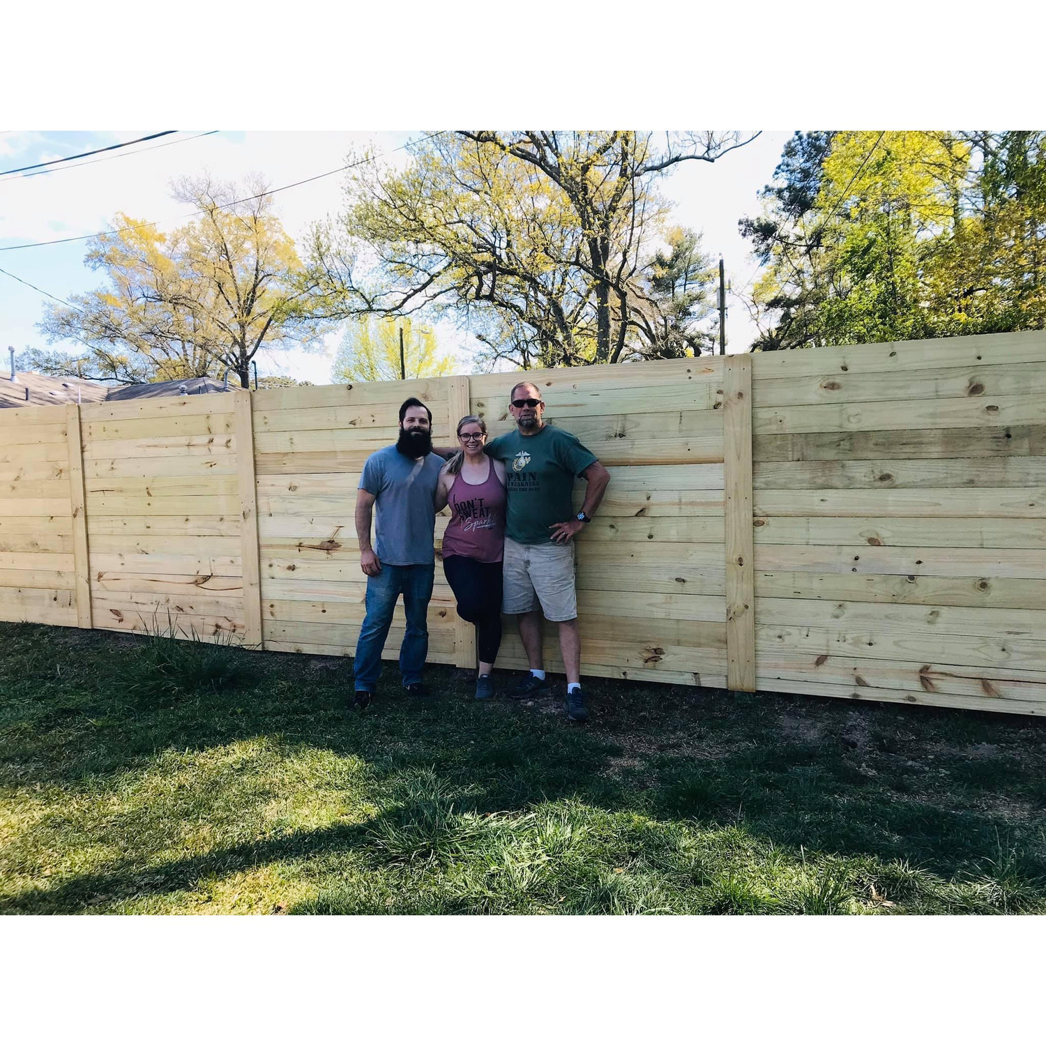 We built a new fence! In Norfolk, Va with Joe Frevele.