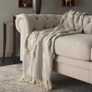 Mina Victory Dot Woven Throw Blanket