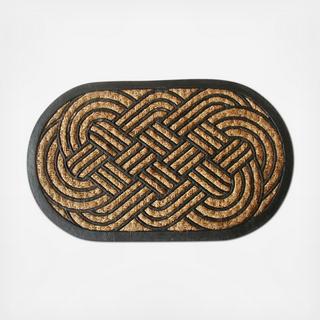 Oval Lovers Knot Doormat