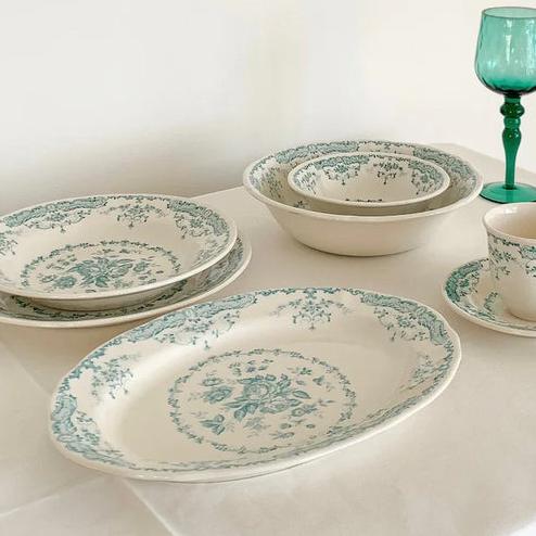Bitossi Home Oval Platter - Turquoise